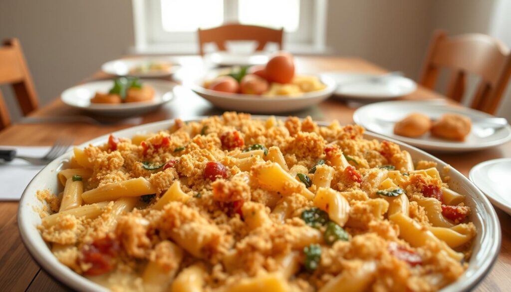 Gratin de pâtes pour repas familial