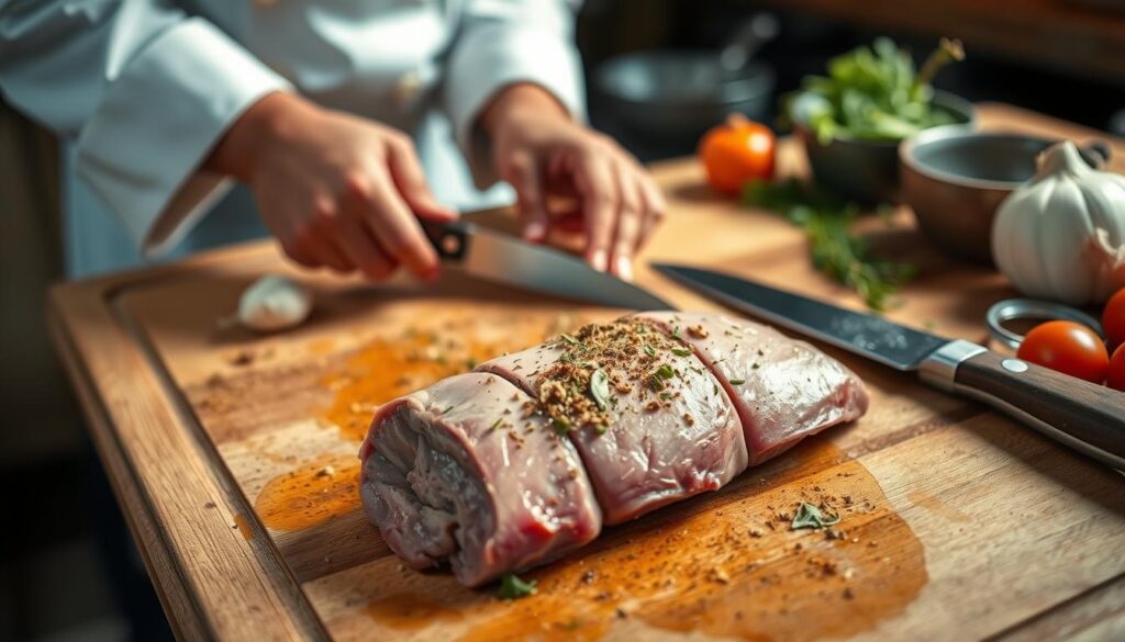 Préparation de langue de boeuf Préparation de langue de boeuf