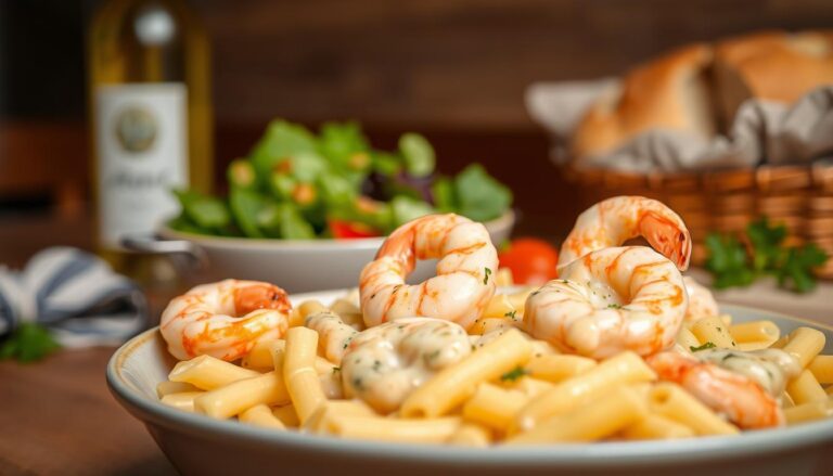 pates aux crevettes